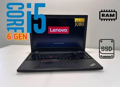Ноутбук Lenovo мощный ультрабук ThinkPad T 560 Core i5 6 Gen/ 16 Gb Ram 1ТБ SSd 15.6' FullHD / 2 батареиI б/у