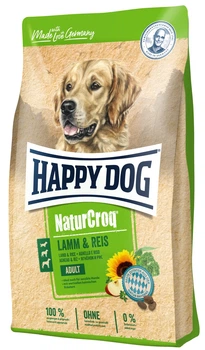 Сухой корм для собак с ягненком Happy Dog NaturCroq Lamm & Reis, 15 кг