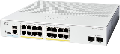 Przełącznik Cisco Catalyst 1300 (C1300-16FP-2G)