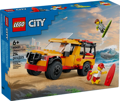 Zestaw klocków LEGO City Furgonetka ratowników plażowych 214 elementów (60453)