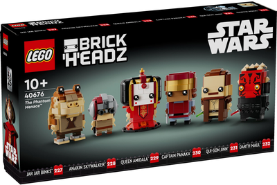 Конструктор LEGO Star Wars BrickHeadz Прихована загроза 732 елемента (40676)