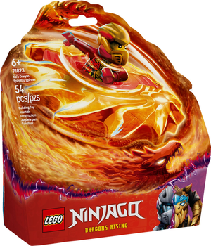 Zestaw klocków LEGO Ninjago Smoczy spinner Spinjitzu Kaia 54 elementy (71823)