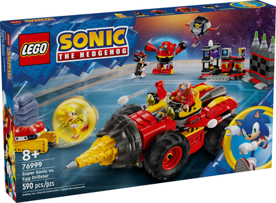 Конструктор LEGO Sonic the Hedgehog Супер Сонік проти Егг Дріллстера 590 деталей (76999)