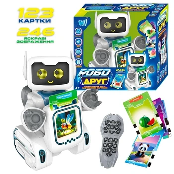 Детский интерактивный робот на радиоуправлении WToys, Движущейся и говорящий робот картридер для детей ALL