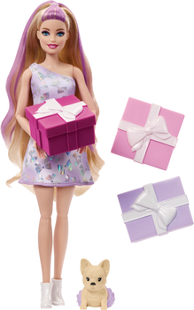 Кукла Barbie Вечеринка-сюрприз в лиловых тонах (JFG70)