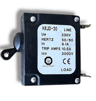 Выключатель тумблер автомат напряжения 9,1A 230V для генератора 1-3,5 кВт под клеммы Арт6768