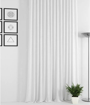 Тюль матова Pivdenne 200х270, 1 шт креп Plume білий (2077-200)