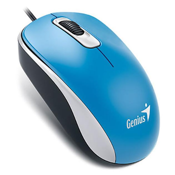 Компьютерная мышь Genius DX-110, Blue, USB, оптическая, 1000 dpi, 3 кнопки, 1.5 м