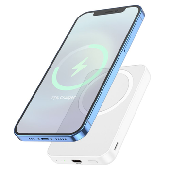 Повір банк/Power bank/Універсальна мобільна батарея (УМБ) 5000 мА*год. Hoco J109 PD20W Easy Fast Charging Білий