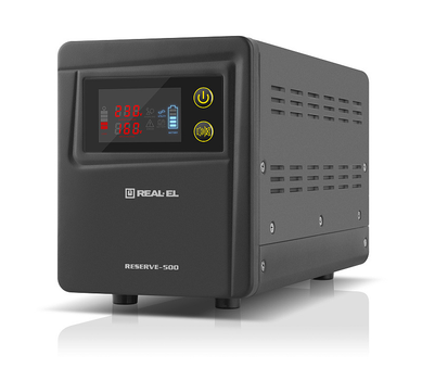 ИБП длительного действия UPS REAL-EL RESERVE-500 Синусоида Refurbished