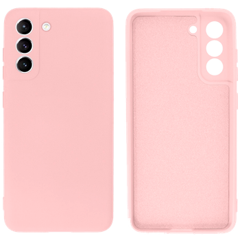 Чехол Silicone case для Samsung S21 FE (01) Pink Sand розовый