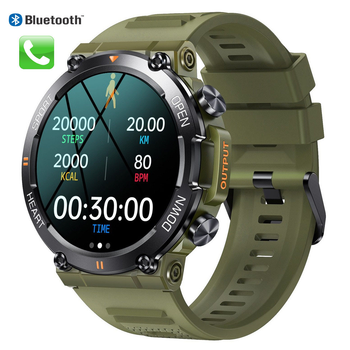 Смарт-часы MELANDA Mevaden K56 PRO green 1.39 inch Men's Bluetooth 5.0 Call new тактические