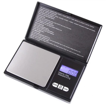 Ювелірні електронні ваги кишенькові з LCD-дисплеєм від 0.1 г до 500 г Digital Scale