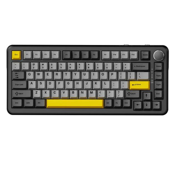 Клавиатура AJAZZ AK820 MAX HE Grey-Yellow Magnetic Switch Проводная Механическая RGB Подсветка С Поддержкой HOT-SWAP