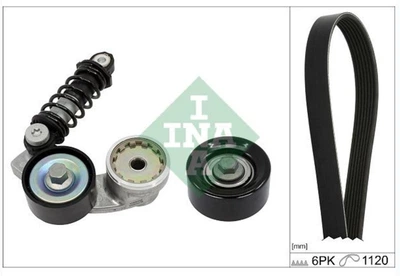 Комплект ремня генератора Ina Hyundai Tucson/Kia Sportage 1.6 CRDi 18-22 (6PK1120) (529 0546 10)