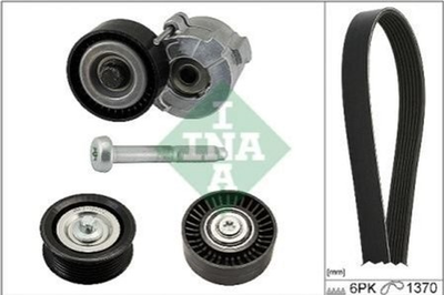 Комплект ременя генератора Ina Opel Astra H/Zafira B 1.9 CDTI 04-15 (6PK1370) (529 0190 10)