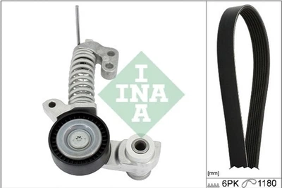 Комплект ремня генератора Ina Volvo S60/S80/S90/V40/V60/V70/V90/XC40/XC60/XC70/XC90 13- (6PK1180) (529 0374 10)