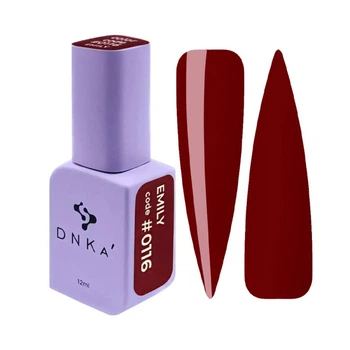 Гель-лак DNKa Polish Gel Emily 0116 вишневе бордо 12 мл