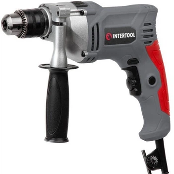 Дрель ударная Intertool 950 Вт реверс 2800 об/мин 1.5-13 мм металлический редуктор глубиномер регулировка скорости (000061640)