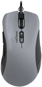 Миша PROFImarket M701UGB Soft-touch USB Grey-Black