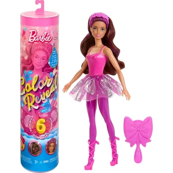 Лялька сюрприз Barbie Кольорове перевтілення Балерина в асортименті