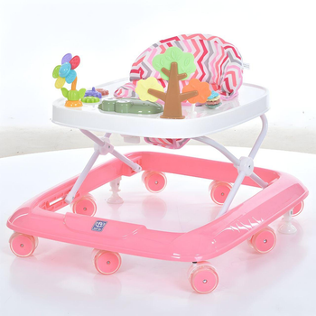 Дитячі ходунки Bambi M 6134-8 з м’яким сидінням і регулюванням висоти