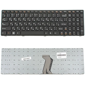 Клавиатура для ноутбука LENOVO (G580, G585, N580, N585, Z580, Z585) rus, black, black frame High Copy (1977534)