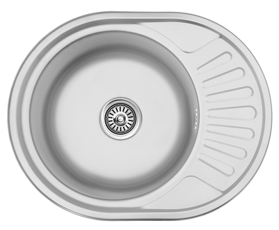 Кухонная мойка KRONER (KRP) Satin-5745 D0.8T180