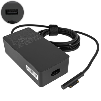 Блок живлення для ноутбука для планшета MICROSOFT 15V, 6.3A, 102W, 6pin, Black (Surface Pro 5, Pro 6, Pro 4, Pro3, Book)(без мережевого кабеля!) (2258722)