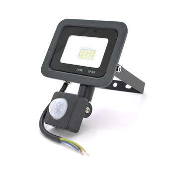 Прожектор LED с датчиком движения Ritar ZB-PGGY-10W 6500K Водонепроницаемый уличный светодиодный