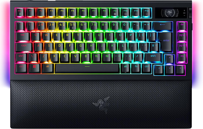 Klawiatura bezprzewodowa Razer BlackWidow V4 Pro Razer Mechanical Switches Orange Wireless/USB Black (RZ03-05130300-R3E1)