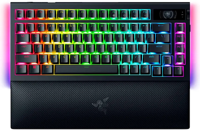 Klawiatura bezprzewodowa Razer BlackWidow V4 Pro Razer Mechanical Switches Orange Wireless/USB Black (RZ03-05130100-R3M1)