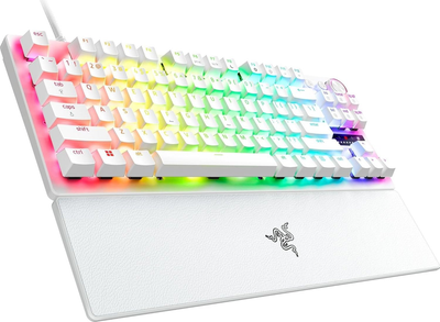 Клавіатура дротова Razer Huntsman V3 Pro TKL Analog Optical Switch Gen-2 USB White (RZ03-04981700-R3M1)