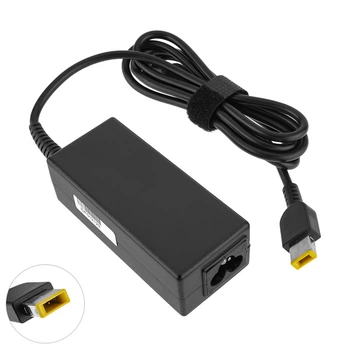Блок питания для ноутбука Lenovo 20V, 2.25A, 45W, USB+pin (Square 5 Pin DC Plug), black (ADLX45NLC2A) (без кабеля!) ORIGINAL (1994984)
