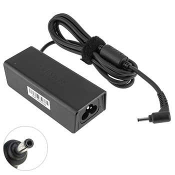 Блок живлення для ноутбука SAMSUNG 19V, 2.1A, 40W, 3.0*0.8mm, Black, L-подібний роз'єм (Samsung Ultrabook Series 5, Chromebook Series 9) (PA-1400-14) (2231428)