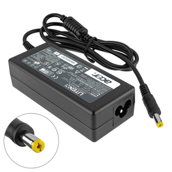 Блок питания для ноутбука ACER 19V, 3.42A, 65W, 5.5*1.7мм, прямой разъём, black (без кабеля!) (2259533)
