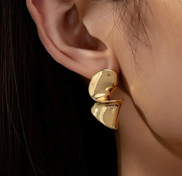 Сережки біжутерія Вінт Fashion Jewelry Золотистого кольору