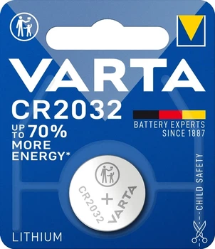 Батарейка Varta CR 2032 BLI 1 Lithium (3358)
