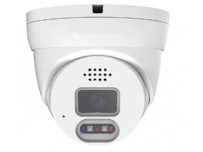 Купольная IP камера с микрофоном и активным сдерживанием Tyto IPC 8D28-MKA1S-25 (FC/Security), 8Мп