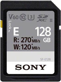 Карта пам'яті Sony SDXC 128GB C10 UHS-II U3 V60 R270/W100MB/s Entry