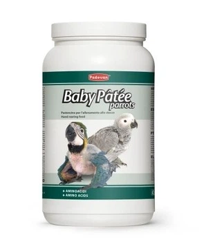 Основной корм Padovan BABY Patee parrots для вскармливания птенцов попугаев 900г (PP00595)