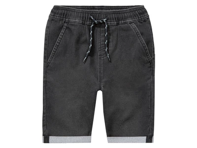 Шорти джинсові з відворотами для хлопчика Pepperts LYCRA® 407498 140 см (9-10 years) графітовий