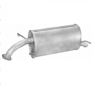 Глушник задній Aveo, Vida (Хетчбек) (з 2002р.) SKS 05.59 трикутний