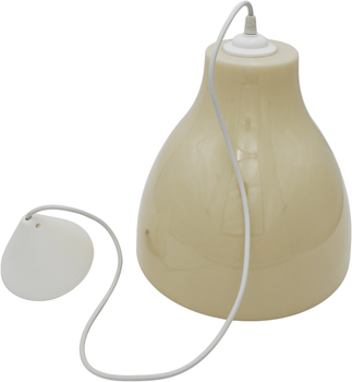 Світильник стельовий 60W 220V E27 Ø83×60mm довжина проводу 0,95м бежевий [l0510015] E.NEXT e.save.pendant.plafon.е27.beige