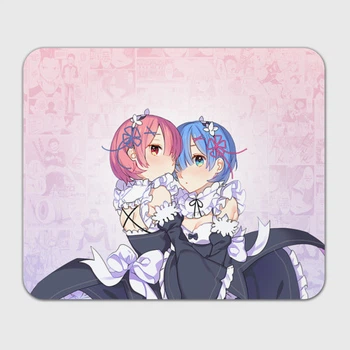 Коврик для мышки Re:Zero, Рам и Рем Q22x18 см