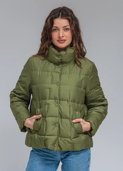 Ультралегка куртка весняна демісезонна осіння Viva-Wear 6537 М хакі 26537