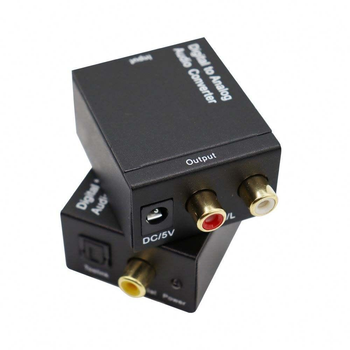 Конвертер звука оптический Digital to analog Audio преобразователь цифрового в аналоговый