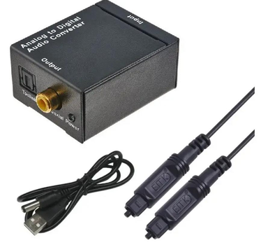 Конвертер звука оптический Digital to analog Audio преобразователь цифрового в аналоговый