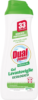 Гель для миття посуду в посудомийних машинах Dual Power Green Life 660 мл (8054633831670)