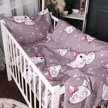 Комплект постельного белья Mirson Полуторный 143х210 17-0691 Cat with a paw Бязь (2200010455601)
